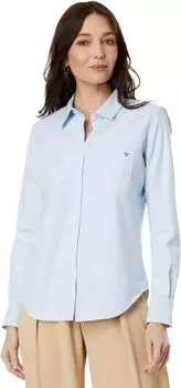 Оксфордская классическая рубашка на пуговицах Vineyard Vines, цвет Oxford/Jake Blue