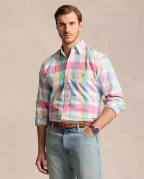 Оксфордская мужская рубашка классического кроя больших размеров Polo Ralph Lauren, мультиколор