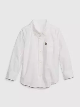 Оксфордская рубашка Gap, белый