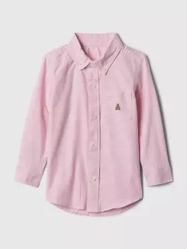 Оксфордская рубашка Gap, розовый