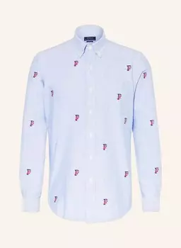 Оксфордская рубашка классического кроя Polo Ralph Lauren, голубой