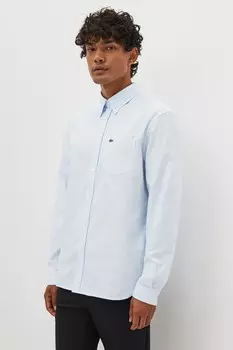 Оксфордская рубашка Lacoste, синий