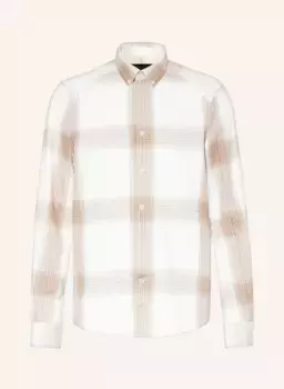 Оксфордская рубашка liet comfort fit из фланели Drykorn, коричневый