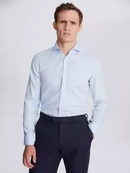 Оксфордская рубашка приталенного кроя Moss, небо