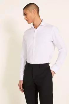 Оксфордская рубашка приталенного кроя в комплект не входит MOSS, белый