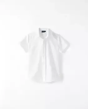 Оксфордская рубашка с короткими рукавами Kids El Corte Ingls, белый
