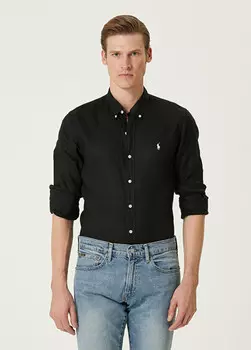 Оксфордская рубашка с полосатым узором Polo Ralph Lauren, белый