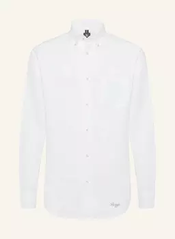 Оксфордская рубашка стандартного кроя Boggi Milano, белый