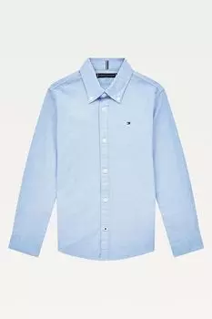 Оксфордская рубашка стрейч Tommy Hilfiger, синий