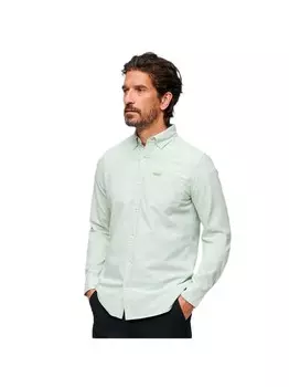 Оксфордская рубашка Superdry, зеленый