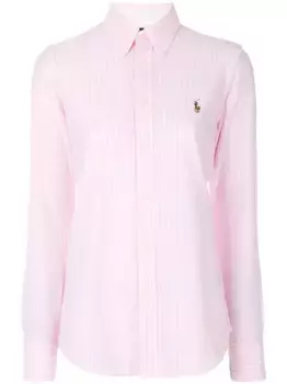 Оксфордская рубашка в полоску POLO RALPH LAUREN, розовый