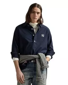 Оксфордская рубашка Yankees Polo Ralph Lauren, синий