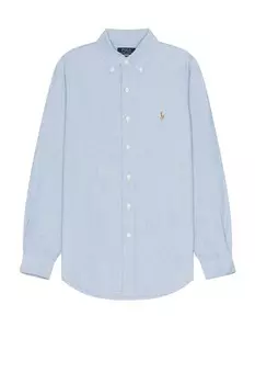 Оксфордская спортивная рубашка Polo Ralph Lauren, синий