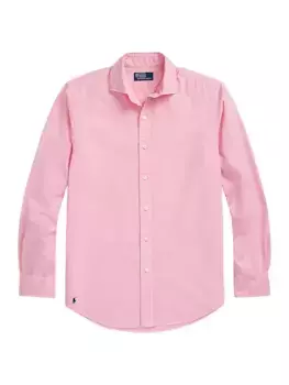 Оксфордская спортивная рубашка с длинными рукавами Polo Ralph Lauren, цвет caramel pink