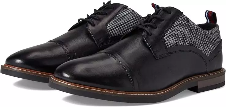Оксфорды Ben Sherman Birk Cap Toe, цвет Black Mix Leather/Textile