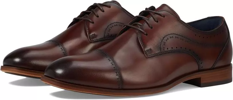 Оксфорды Bryant Cap Toe Lace-Up Stacy Adams, коричневый