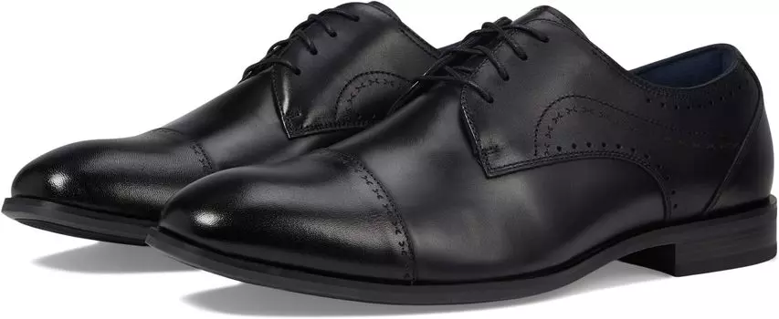 Оксфорды Bryant Cap Toe Lace-Up Stacy Adams, черный