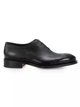 Оксфорды Carter Wholecut Santoni, серый