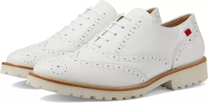 Оксфорды Central Park West Marc Joseph New York, цвет White Mini Grainy