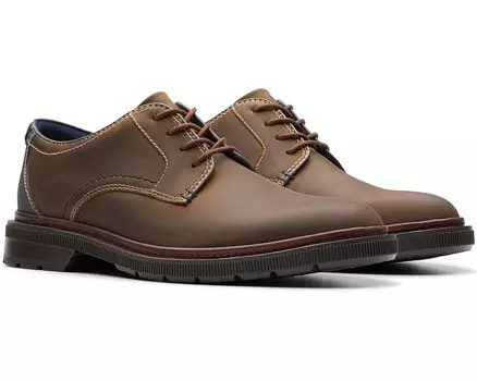 Оксфорды Clarks Burchill Derby, цвет Beeswax Leather
