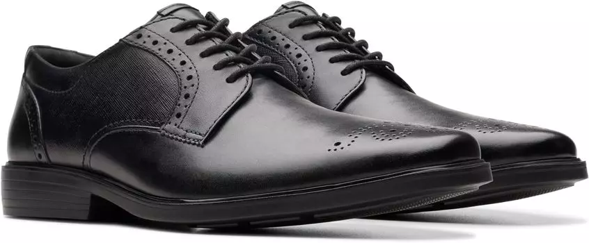 Оксфорды Clarks Clarkslite Tie, цвет Black Combi