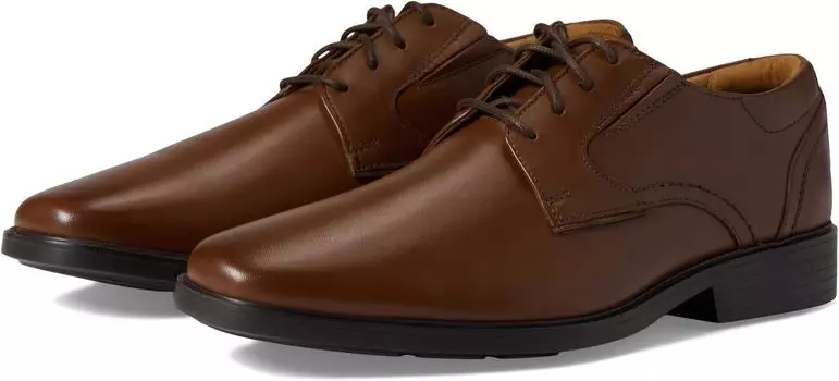 Оксфорды Clarkslite Low Clarks, светло-коричневая кожа