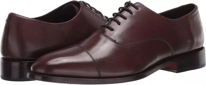Оксфорды Clinton Cap Toe Oxford Anthony Veer, цвет Chocolate Brown
