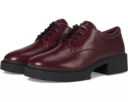 Оксфорды COACH Lyla Leather Derby, цвет Merlot