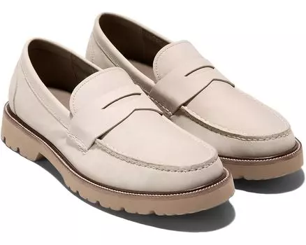 Оксфорды Cole Haan American Classics Penny Loafer, цвет Silver Lining Nubuck/Dark Latte