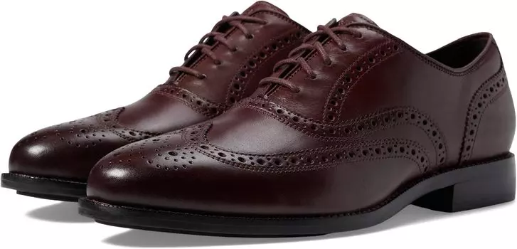 Оксфорды Cole Haan Broadway Wing Tip Oxford, цвет Bloodstone/Black