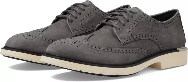 Оксфорды Cole Haan Go To Wing, цвет Tornado Nubuck/Black/Angora