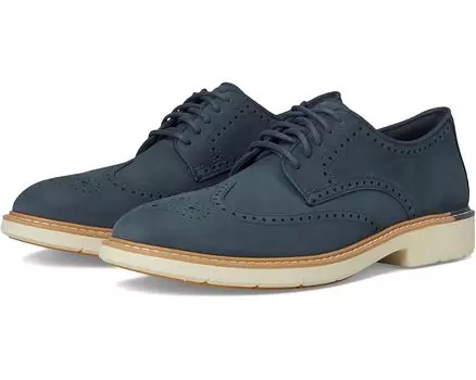 Оксфорды Cole Haan Go-To Wing Oxfords, цвет Big Dipper Nubuck/Ivory