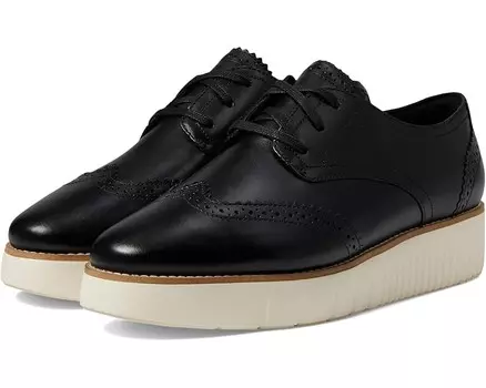 Оксфорды Cole Haan Grand City Platform Oxford, цвет Black/Ivory