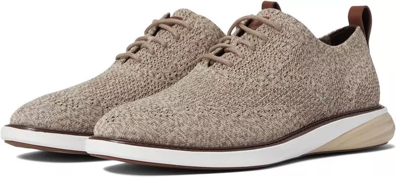 Оксфорды Cole Haan Grand Evolution Stitchlite Oxford, цвет Cement/Walnut