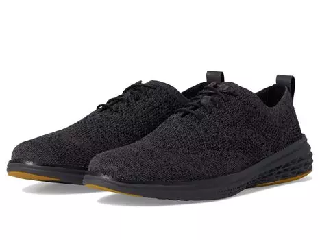 Оксфорды Cole Haan Grand Hurrion Stitchlite Wing Tip Oxford, цвет Black/Periscope/Black