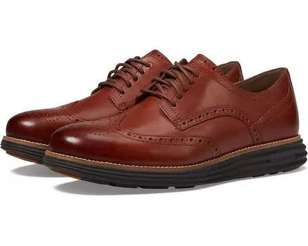 Оксфорды Cole Haan Original Grand Remastered Wing Tip, цвет Woodbury/Java