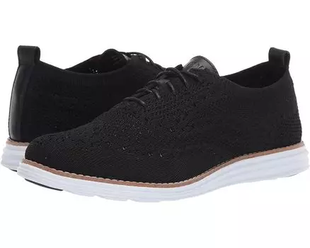 Оксфорды Cole Haan Original Grand Stitchlite Wing Oxford, цвет Black Knit