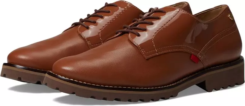 Оксфорды Colombus Circle Marc Joseph New York, цвет Cognac Napa Patent