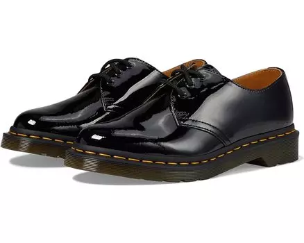 Оксфорды Dr. Martens 1461 Patent, цвет Black Patent Lamper