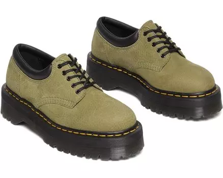 Оксфорды Dr. Martens 8053 Quad, цвет Muted Olive