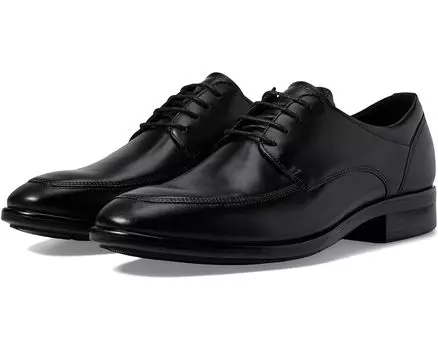 Оксфорды ECCO Citytray Apron Toe Tie, черный