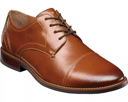 Оксфорды Fifth Ward Flex Cap Straight Toe Oxford Nunn Bush, коньяк