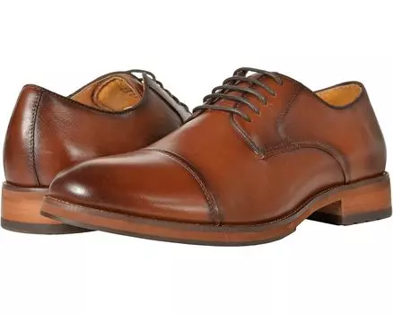 Оксфорды Florsheim Blaze Cap Toe Oxford, цвет Cognac Smooth