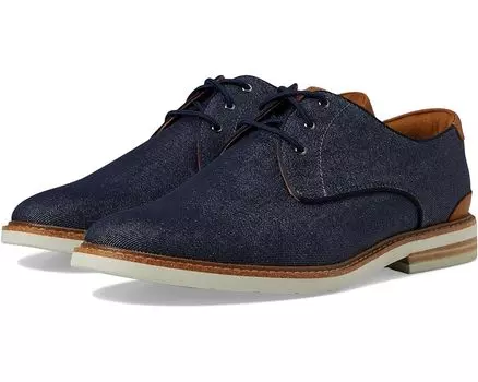 Оксфорды Florsheim Highland Canvas Plain Toe, цвет Navy Canvas/White Sole