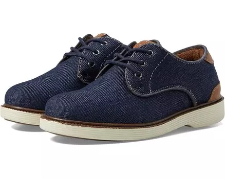Оксфорды Florsheim Kids Highland Canvas Plain Toe Oxford Jr., темно-синий