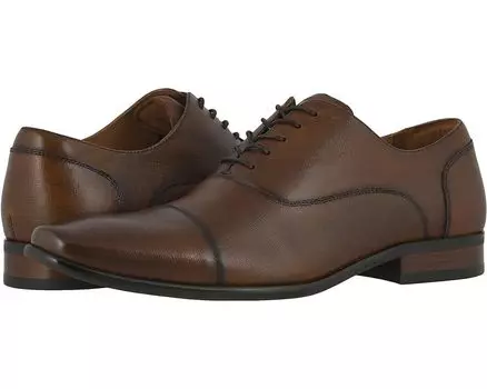 Оксфорды Florsheim Postino Cap Toe, цвет Cognac Scratch Print