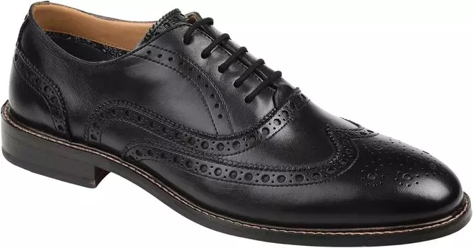 Оксфорды Franklin Wing Tip Oxford Thomas & Vine, черный