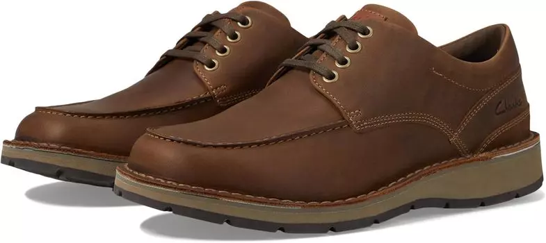 Оксфорды Gravelle Low Clarks, светло-коричневая кожа