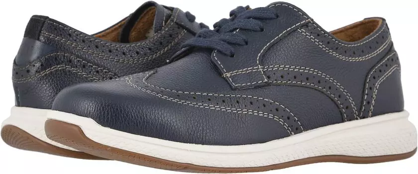 Оксфорды Great Lakes Wing Tip Ox Jr. Florsheim, цвет Navy Milled Leather/White Sole