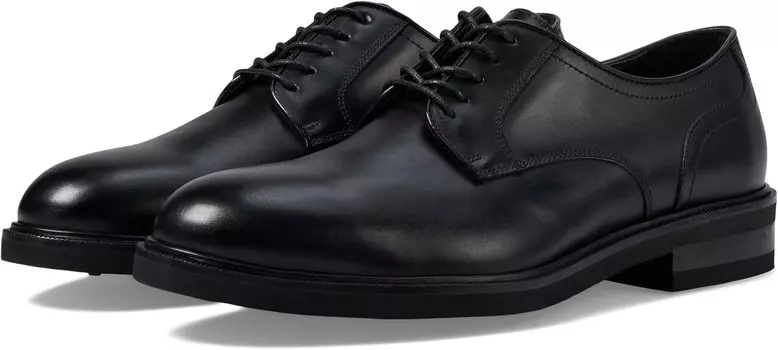 Оксфорды Hartley Plain Toe Johnston & Murphy Collection, цвет Black Italian Calfskin